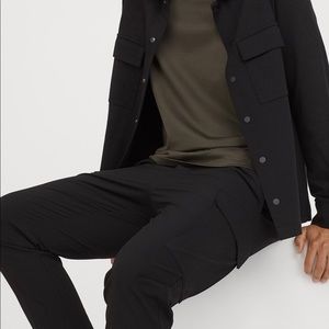 black h&m cargo pants